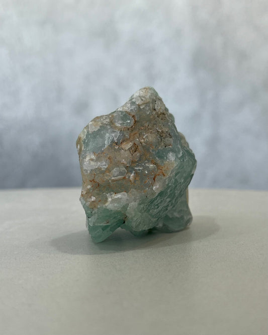 RAINBOW / GREEN FLUORITE RAW CHUNK 01