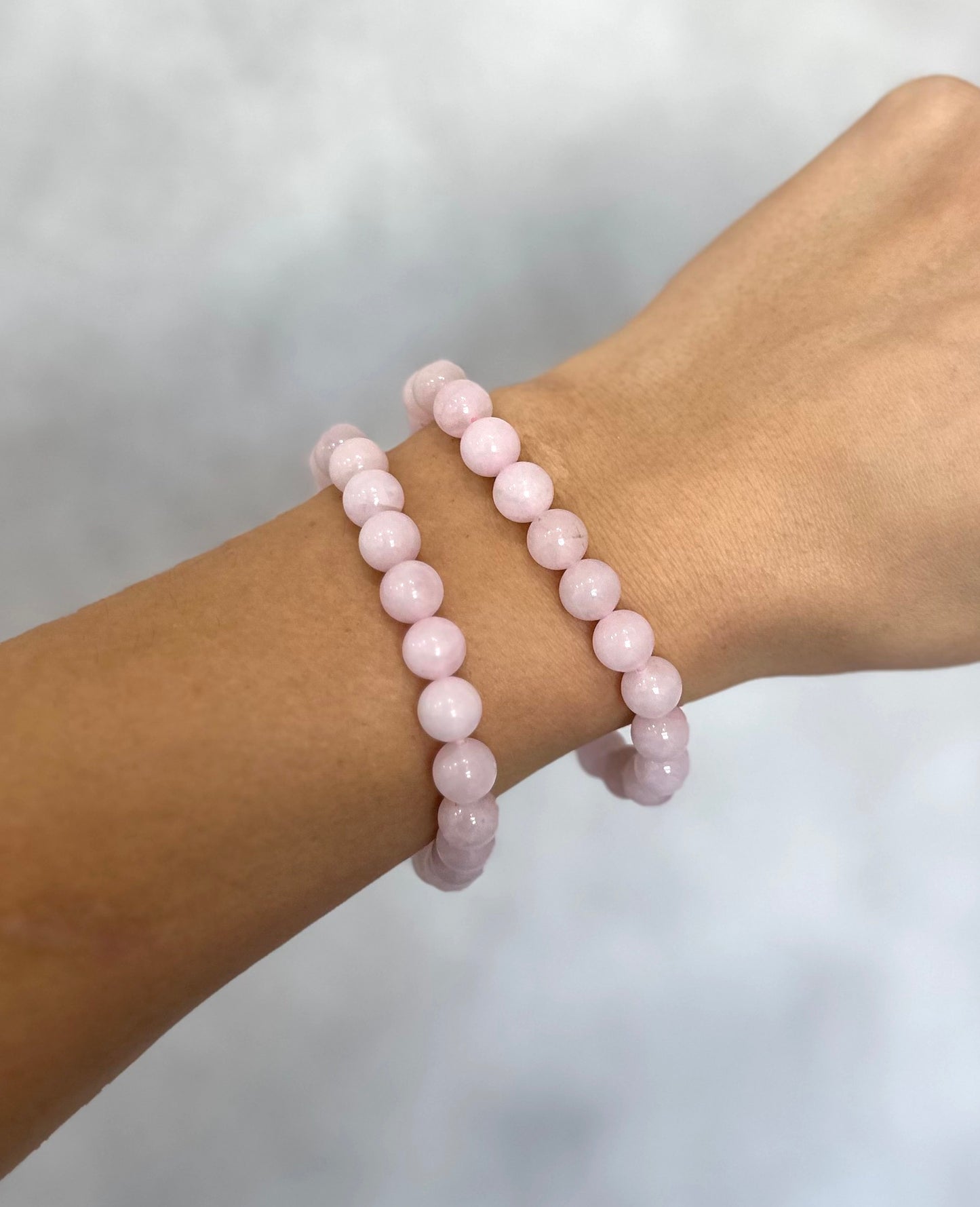 ROSE QUARTZ BEADS BRACELET