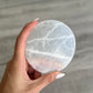 LARGE SELENITE CHARGING PLATE ROUND