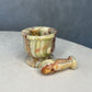 GREEN ONYX MORTAR & PESTLE 01