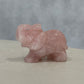 ROSE QUARTZ ELEPHANT CARVING 01