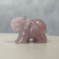 ROSE QUARTZ ELEPHANT CARVING 02