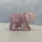 ROSE QUARTZ ELEPHANT CARVING 02