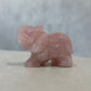 ROSE QUARTZ ELEPHANT CARVING 01