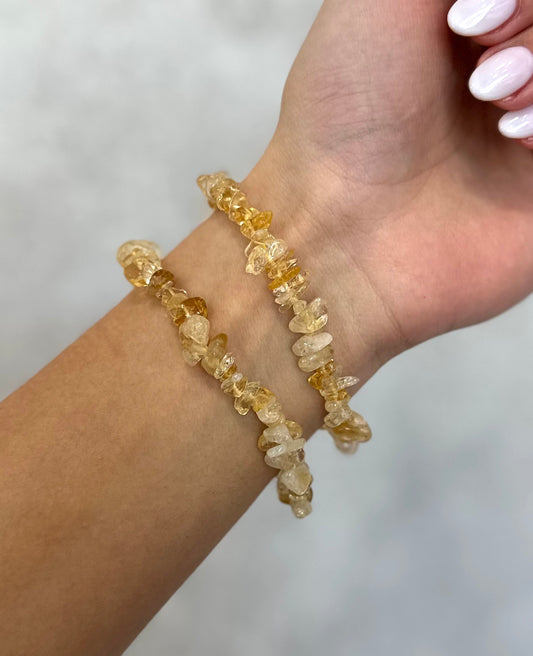 CITRINE CHIPS BRACELET