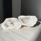 XL CLEAR QUARTZ GEODE CAVES PAIR 01