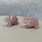 ROSE QUARTZ ELEPHANT CARVING 01