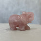 ROSE QUARTZ ELEPHANT CARVING 01