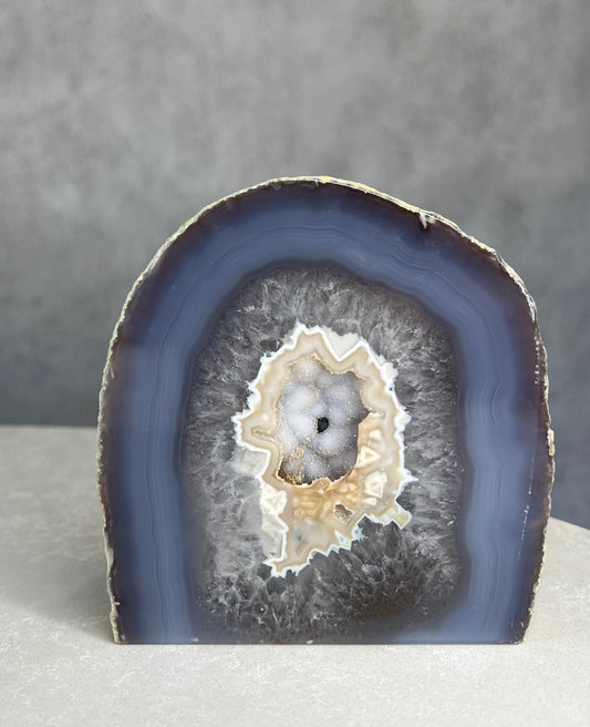 AGATE DRUZY BASE CUT 01