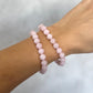 ROSE QUARTZ BEADS BRACELET