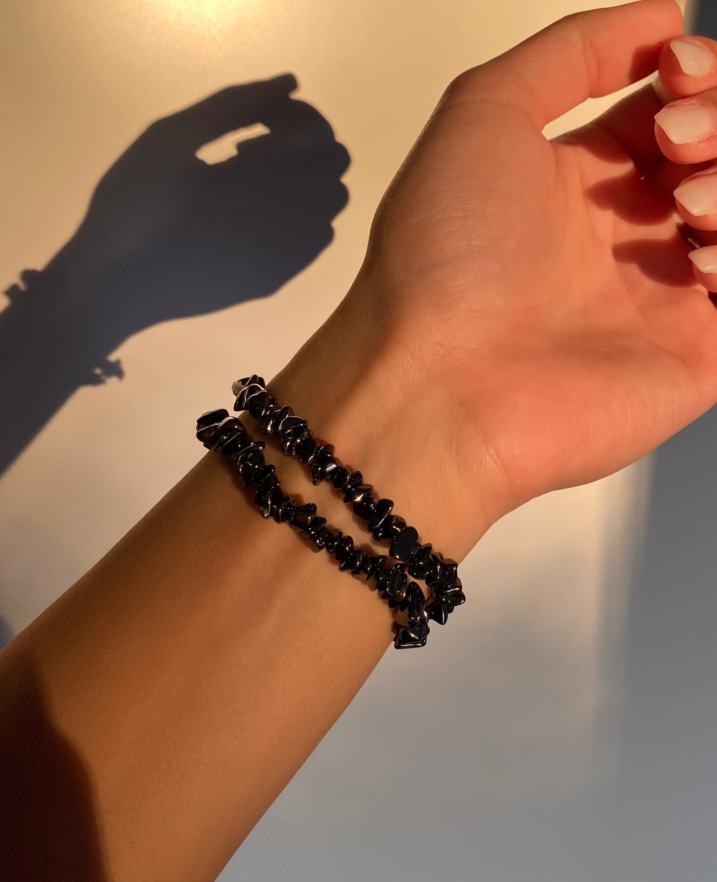 HEMATITE CHIPS BRACELET