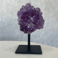 AMETHYST CLUSTER ON STAND 01