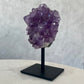 AMETHYST CLUSTER ON STAND 01