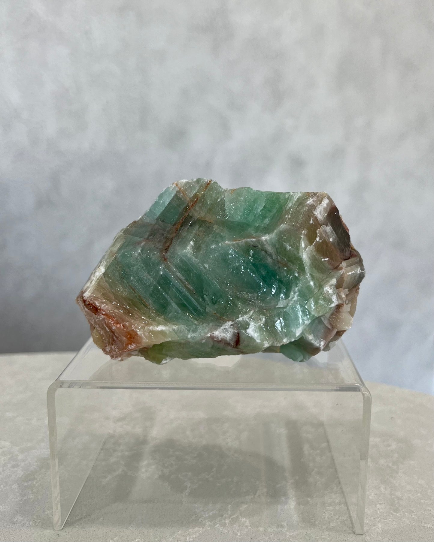 GREEN CALCITE RAW CHUNK 01