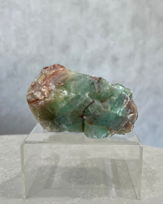 GREEN CALCITE RAW CHUNK 01