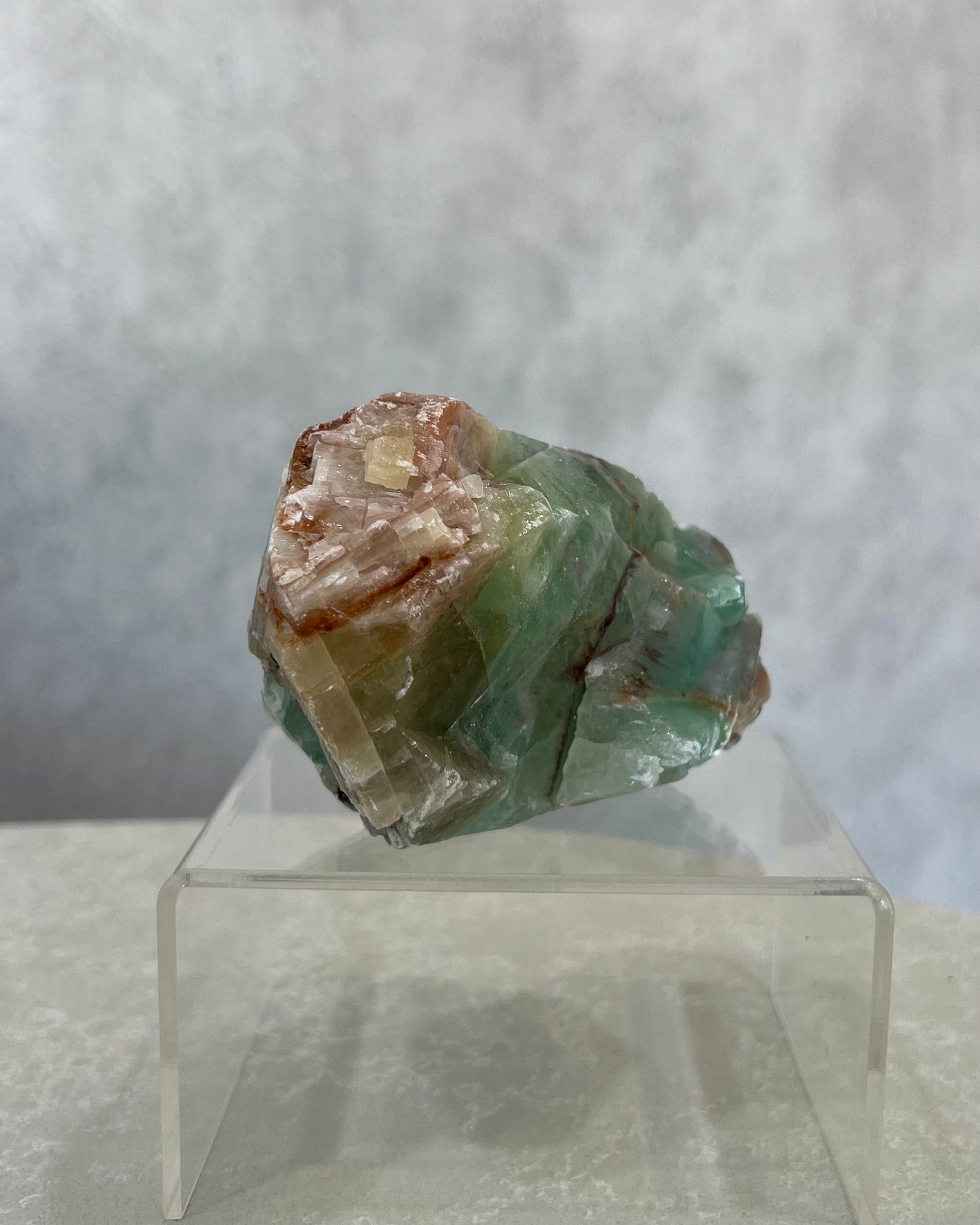 GREEN CALCITE RAW CHUNK 01