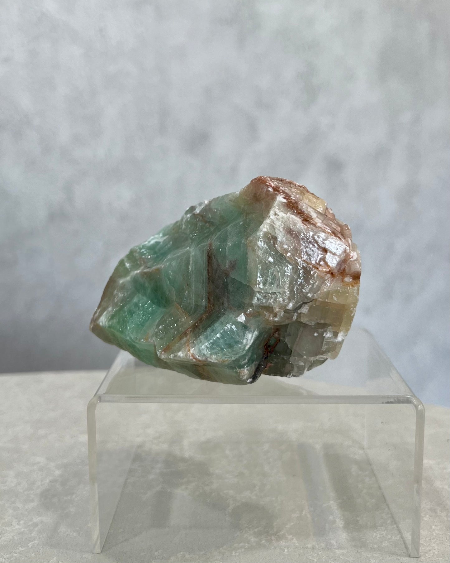 GREEN CALCITE RAW CHUNK 01