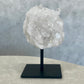 CLEAR QUARTZ CLUSTER ON STAND 01