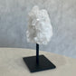 CLEAR QUARTZ CLUSTER ON STAND 01