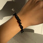 BLACK OBSIDIAN CHIPS BRACELET