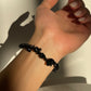 BLACK OBSIDIAN CHIPS BRACELET