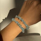 AQUAMARINE CHIPS BRACELET