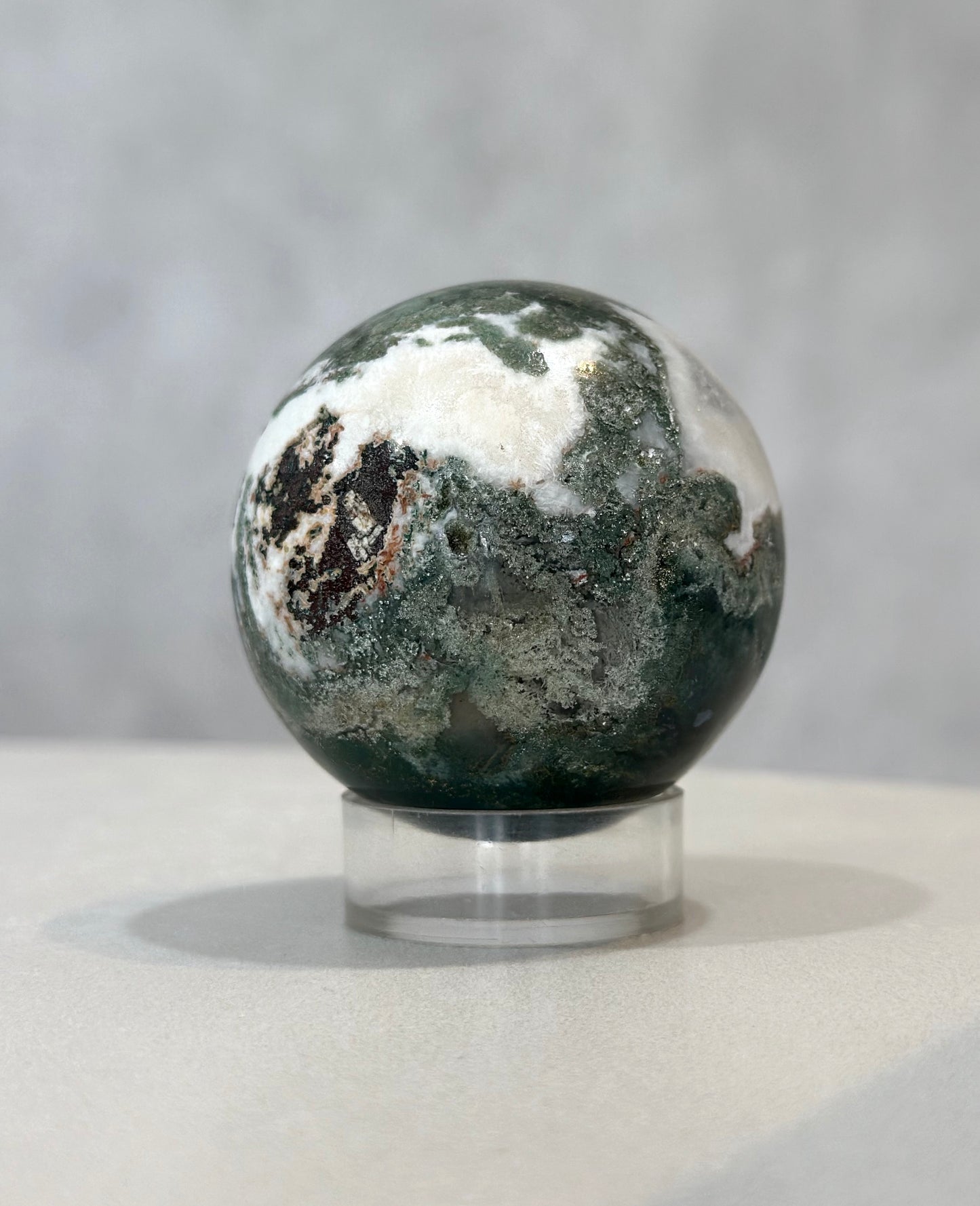 MOSS AGATE SPHERE 01