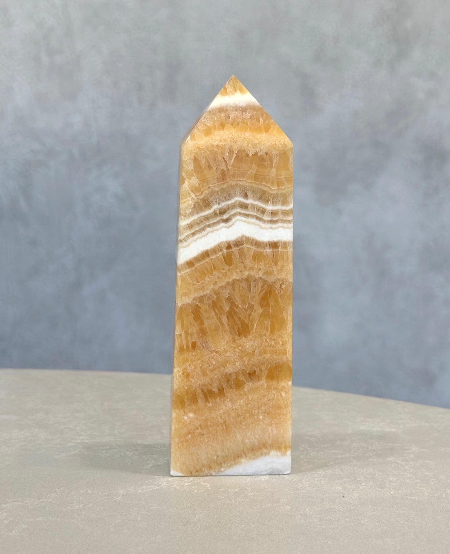 ORANGE CALCITE TOWER 01