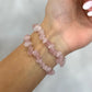 ROSE QUARTZ CHIPS BRACELET