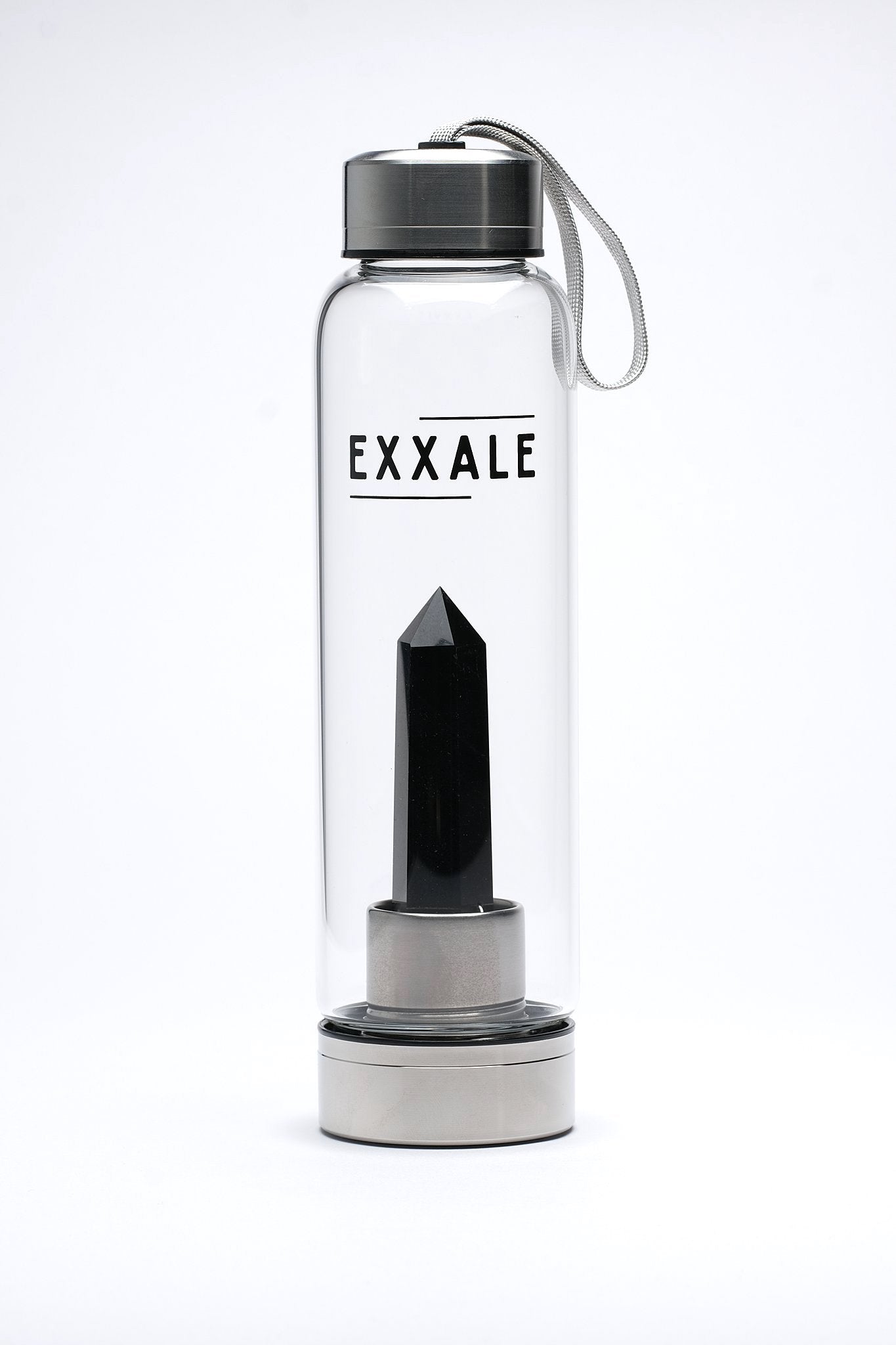 BLACK OBSIDIAN • CRYSTAL WATER BOTTLE