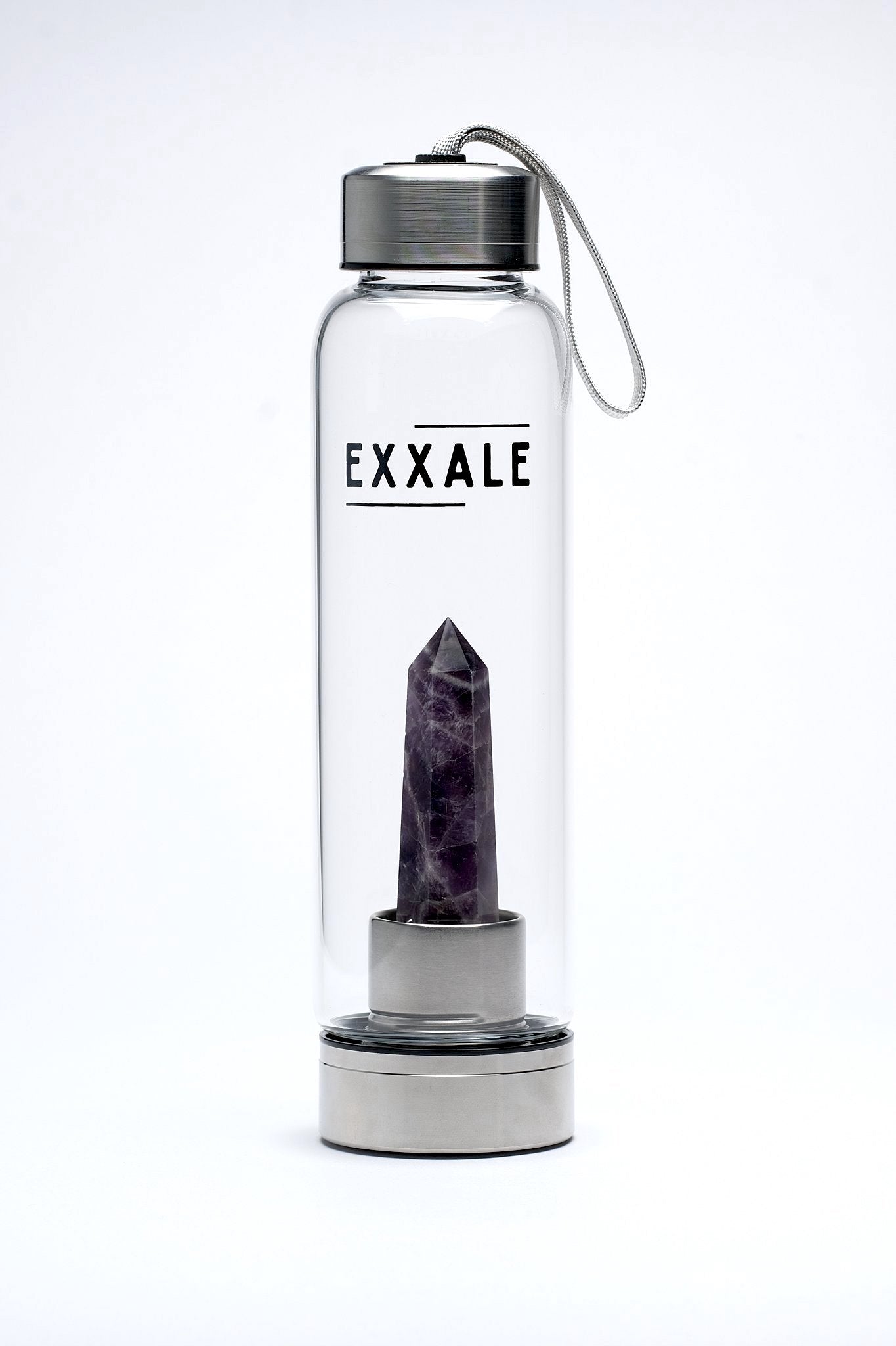 CHEVRON AMETHYST • CRYSTAL WATER BOTTLE