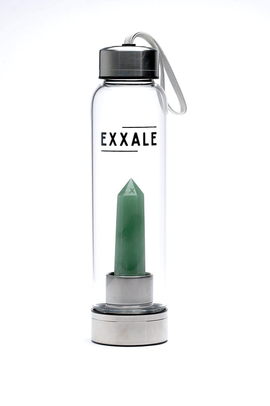 GREEN AVENTURINE • CRYSTAL WATER BOTTLE