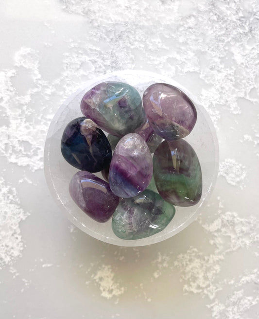 RAINBOW FLUORITE TUMBLE