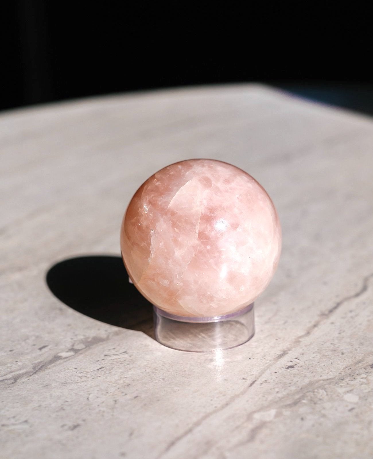 ROSE QUARTZ SPHERE 01