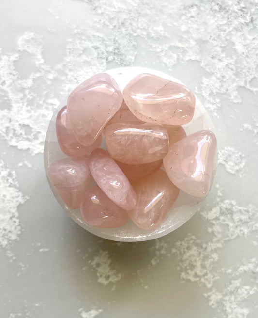 ROSE QUARTZ (A GRADE) TUMBLE